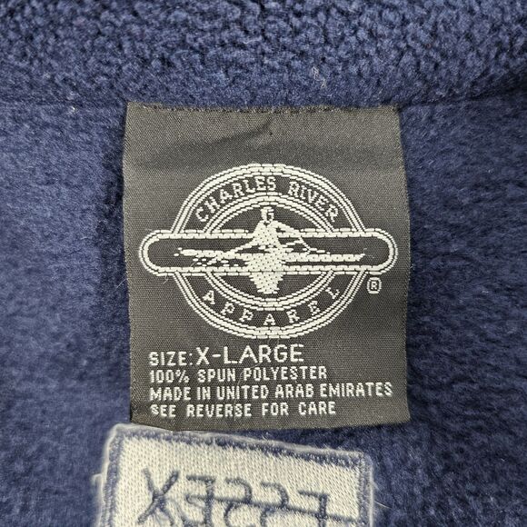 Charles River Apparel Ryder Cup "The Country Club" Embroidered Fleece Vest XL - Picture 4 of 6